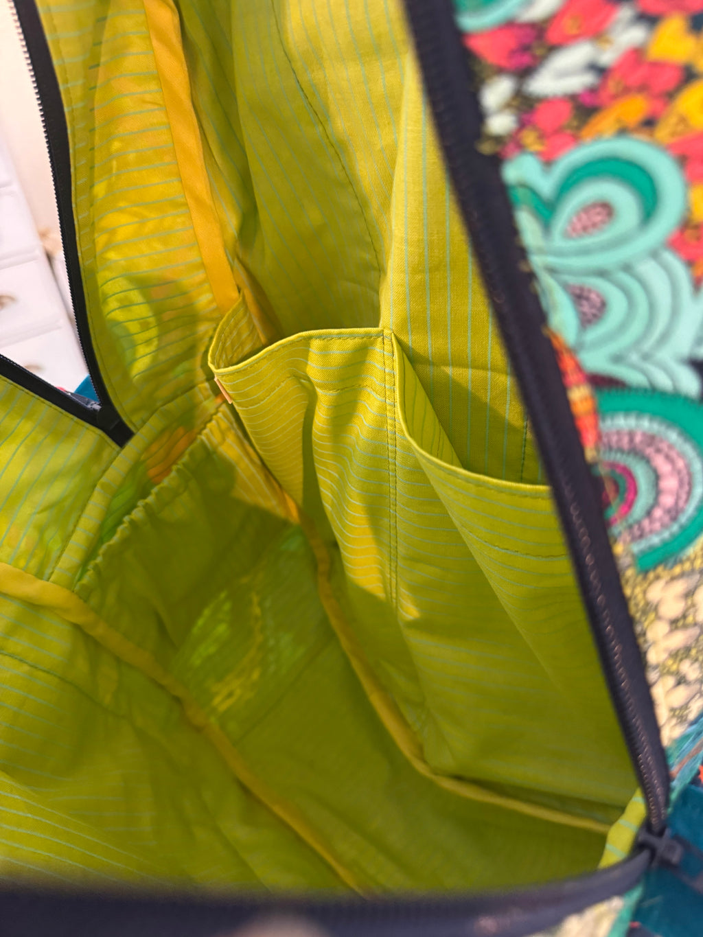 60's Retro Backpack - Paradiso fabric