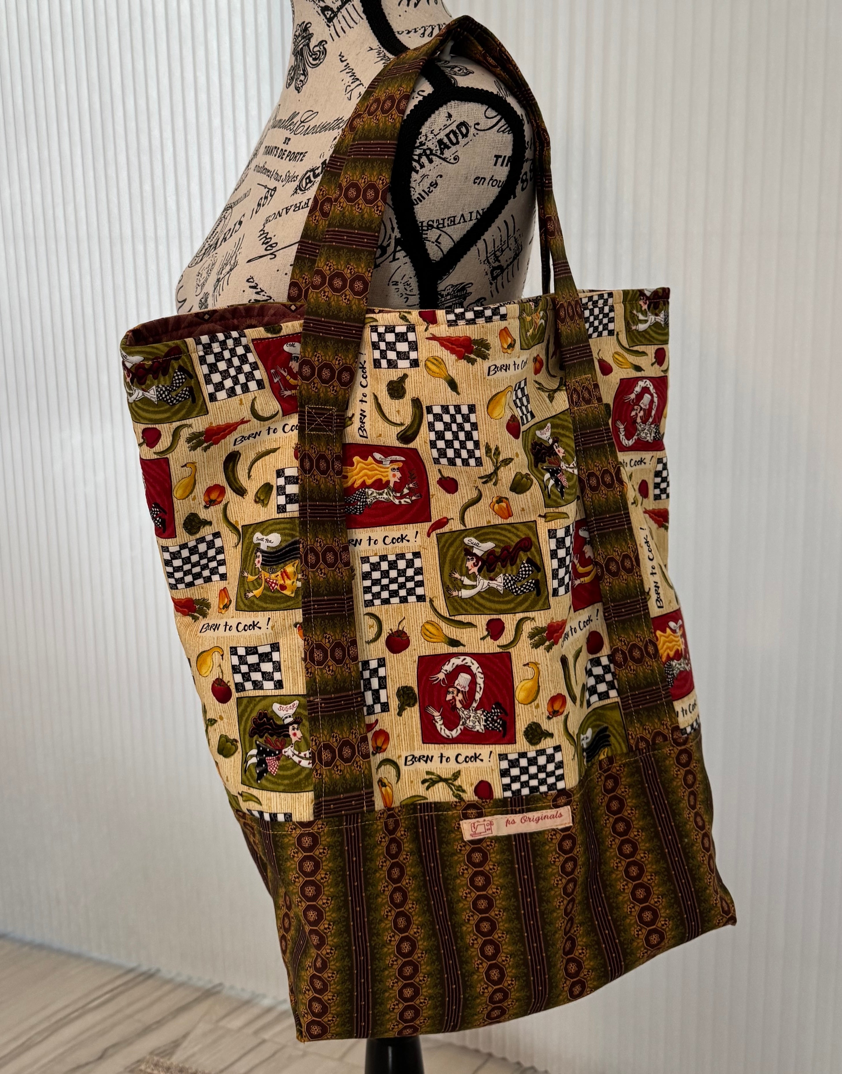 Born to Cook Market Bag