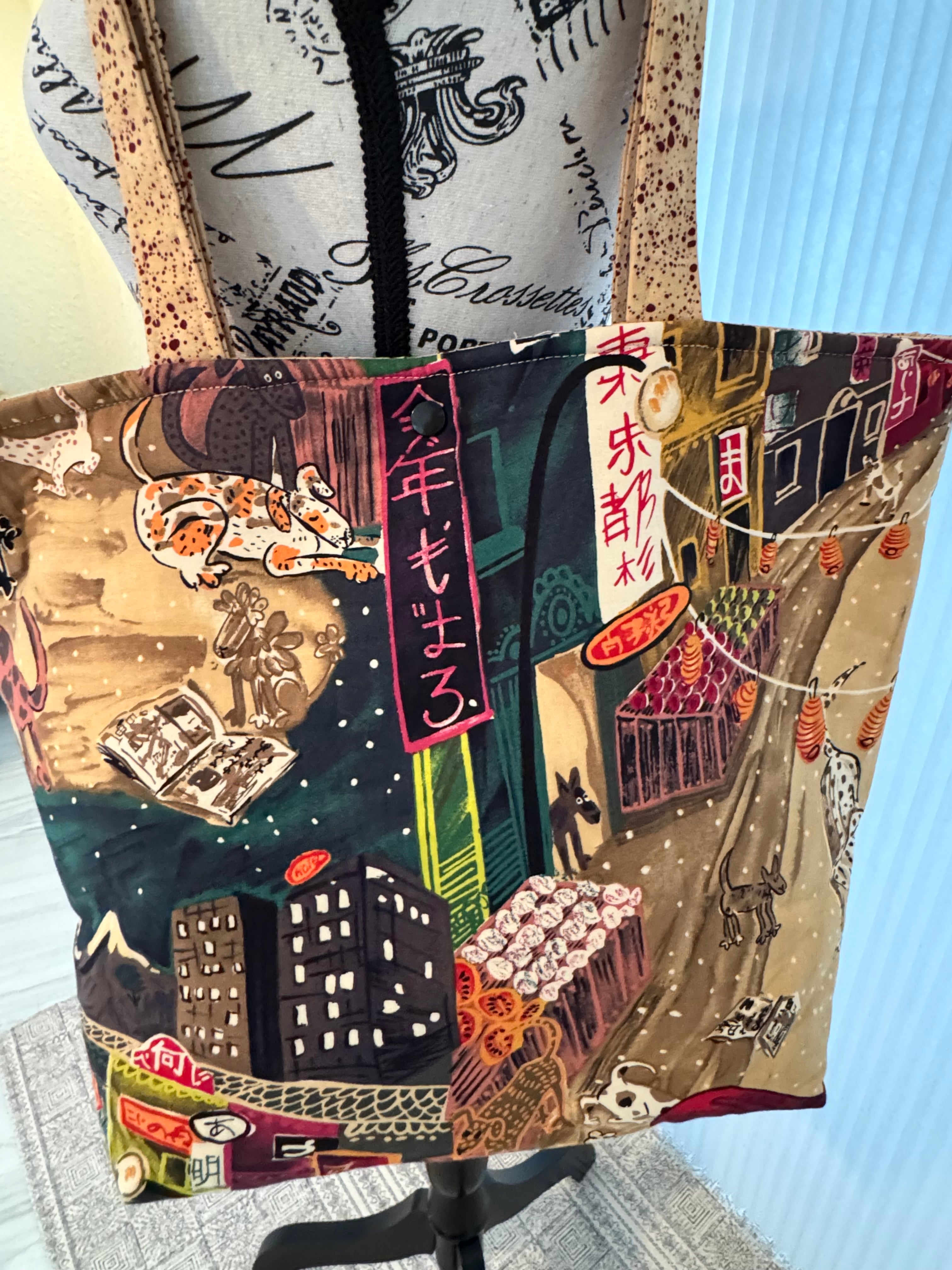 Bow Wow Splatter Tote
