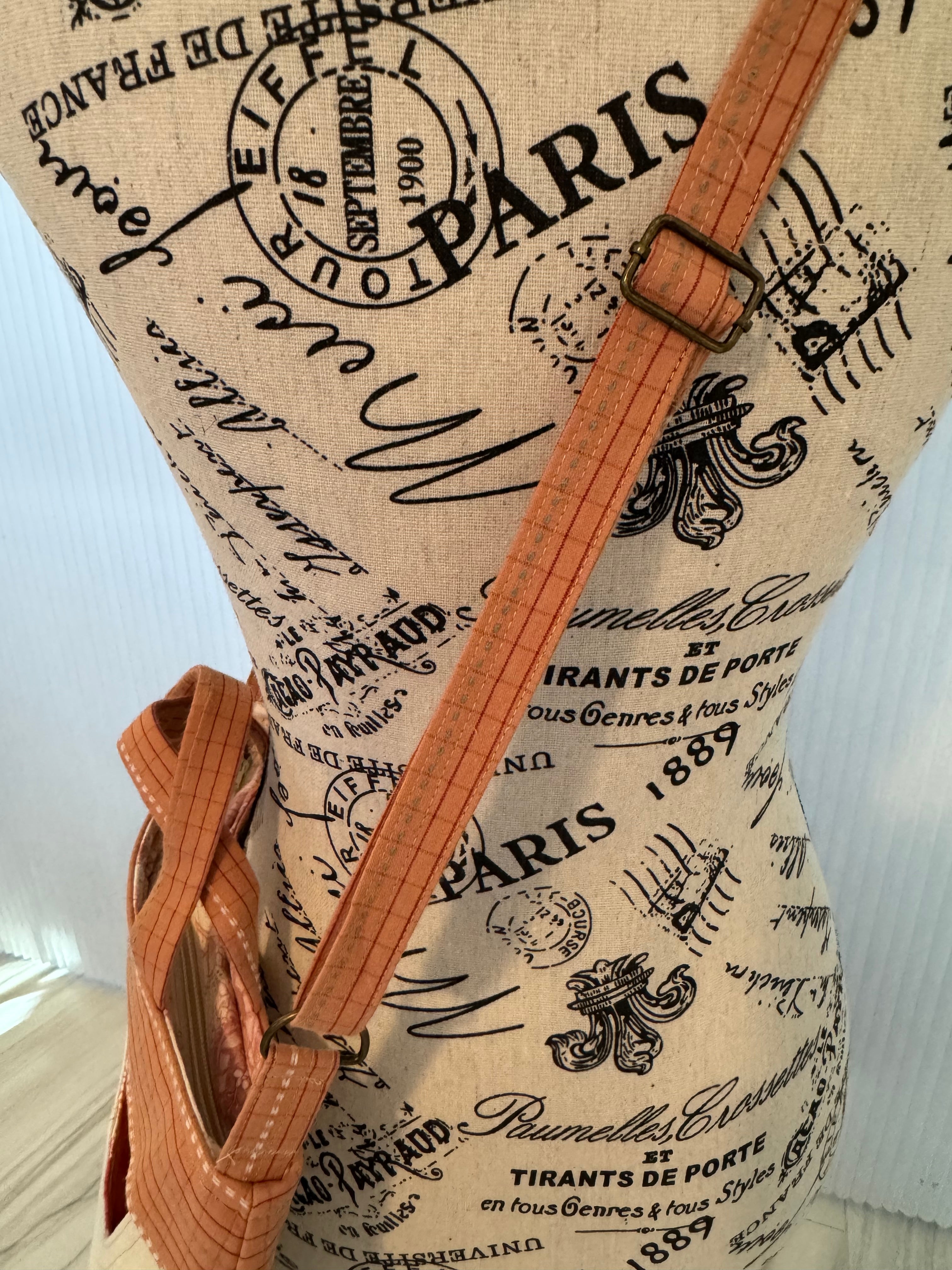 Cream with Floral Pocket Fiona Bag