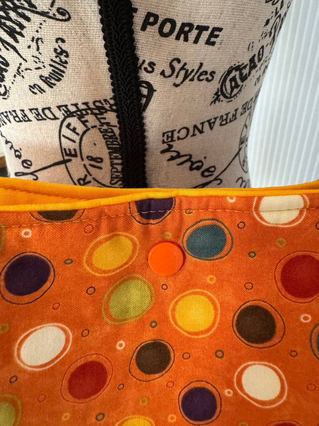 Fall Colors Polka Dot Tote