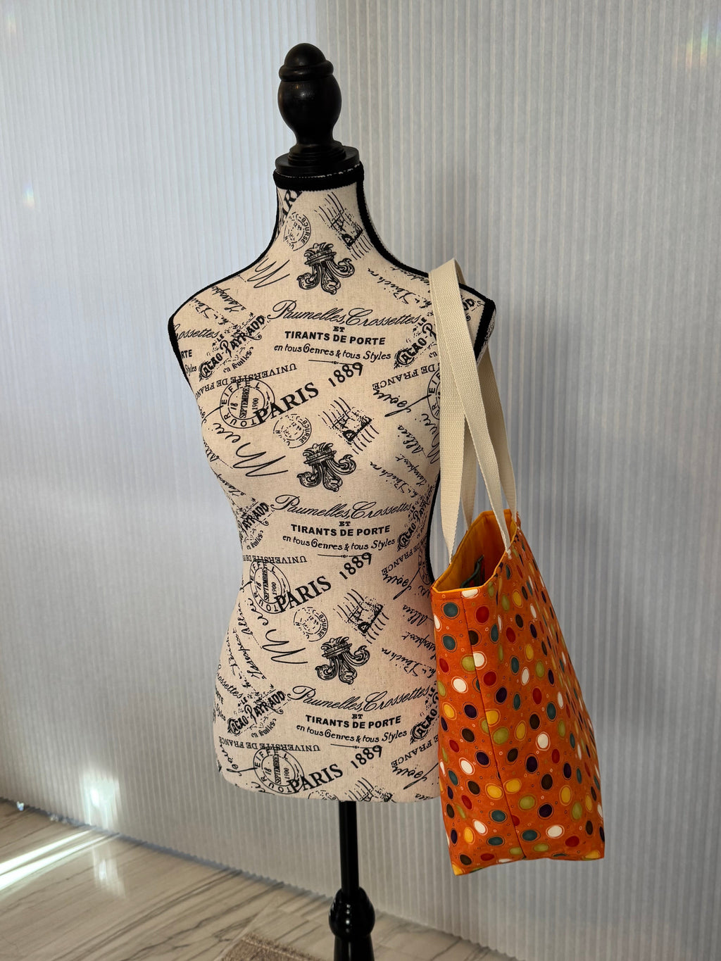 Fall Colors Polka Dot Tote