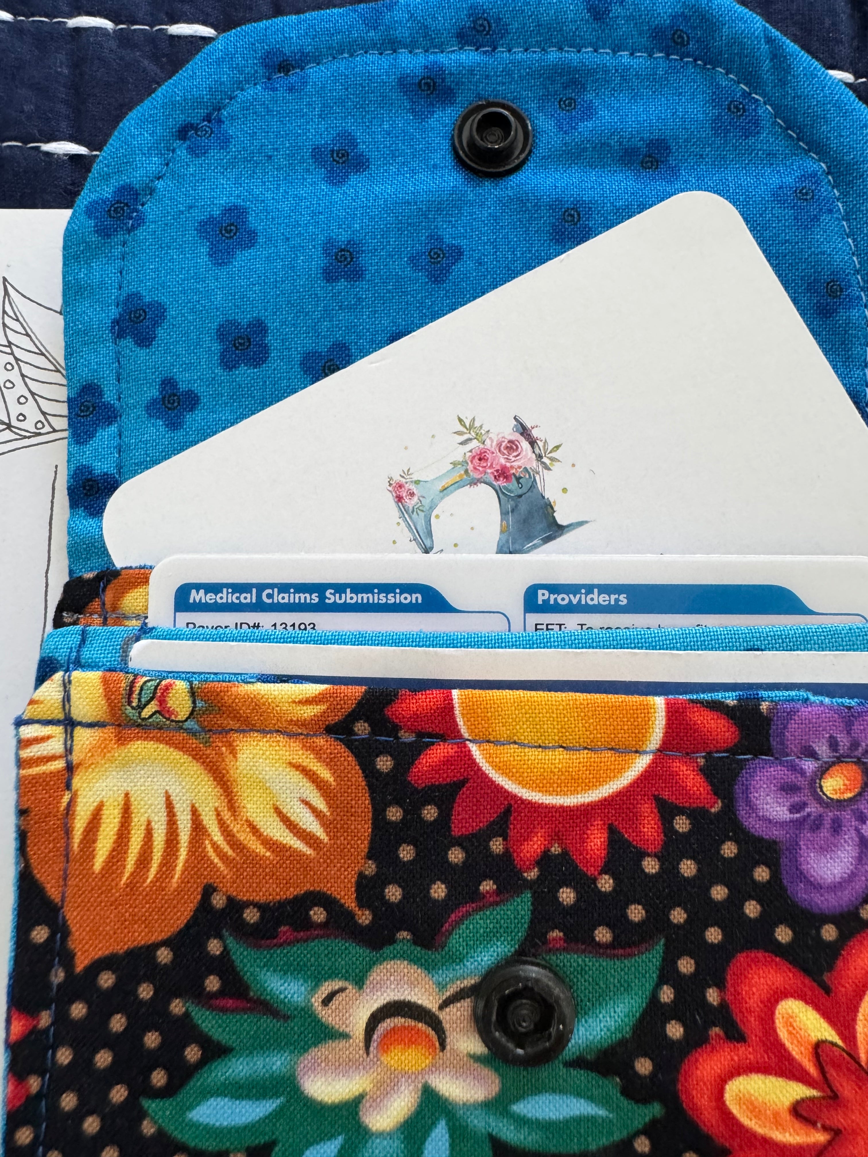 Floral Card/ID Holder