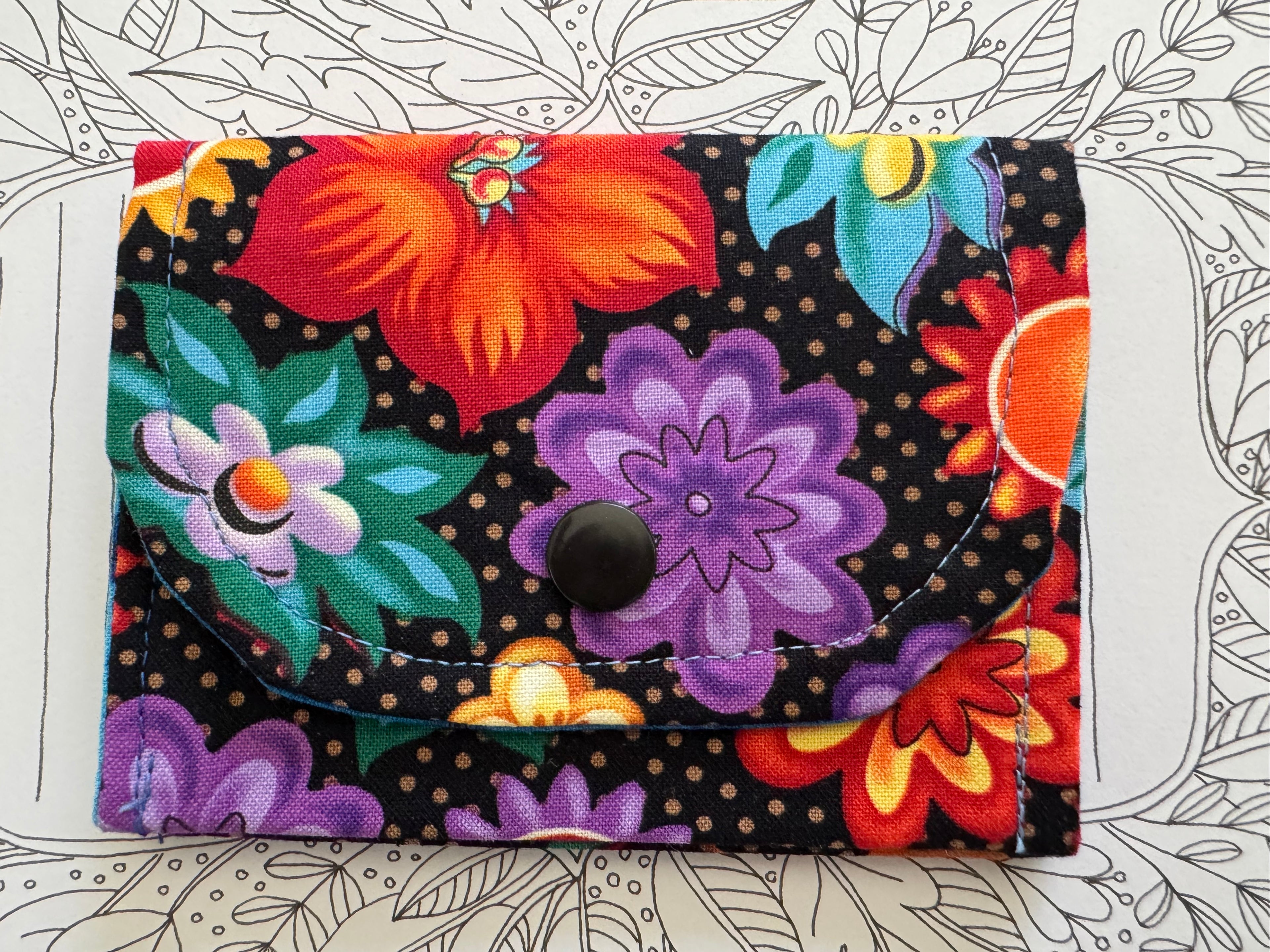 Floral Card/ID Holder