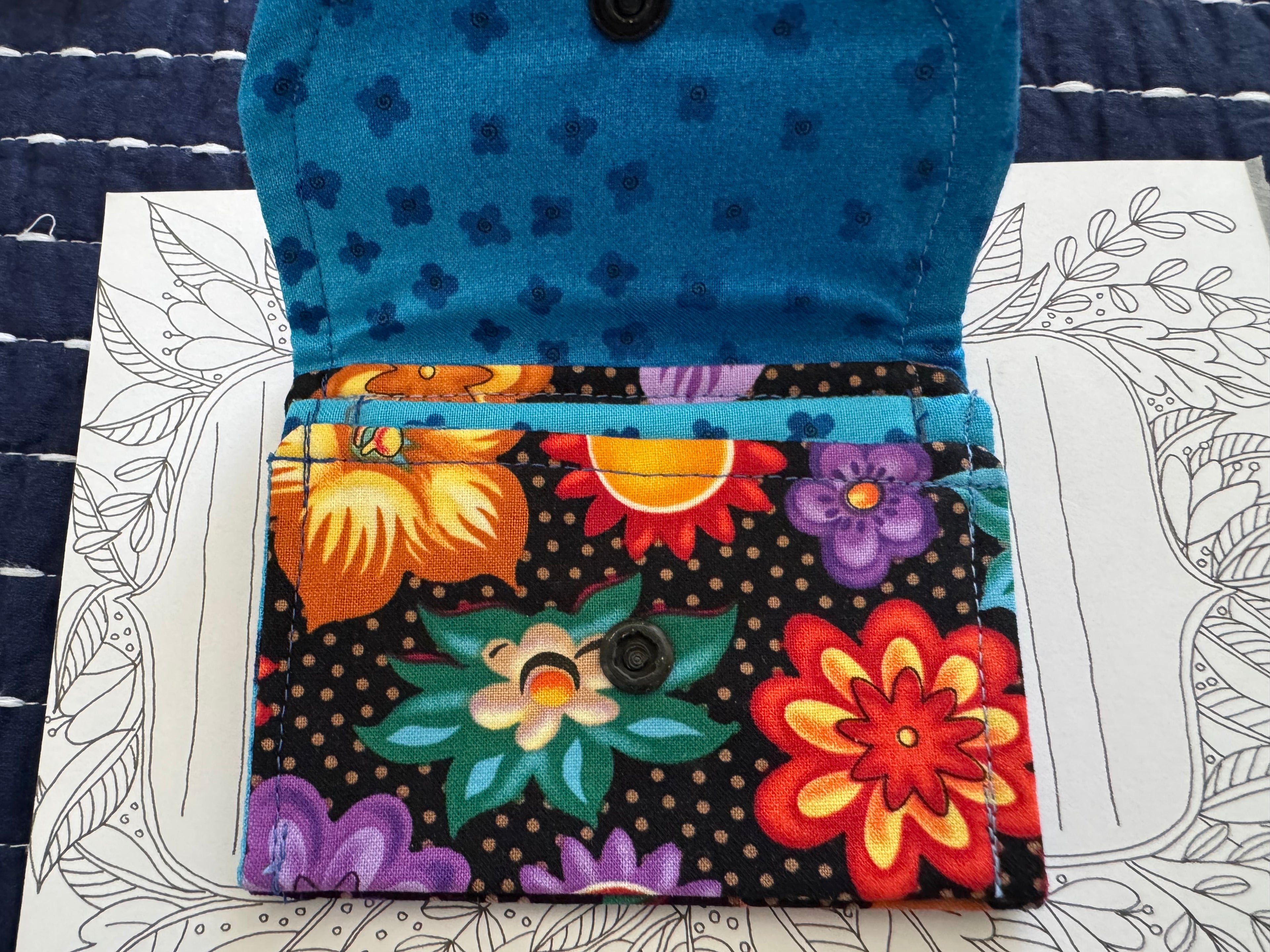 Floral Card/ID Holder