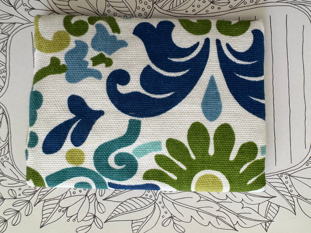 Mod Floral Card/ID Holder