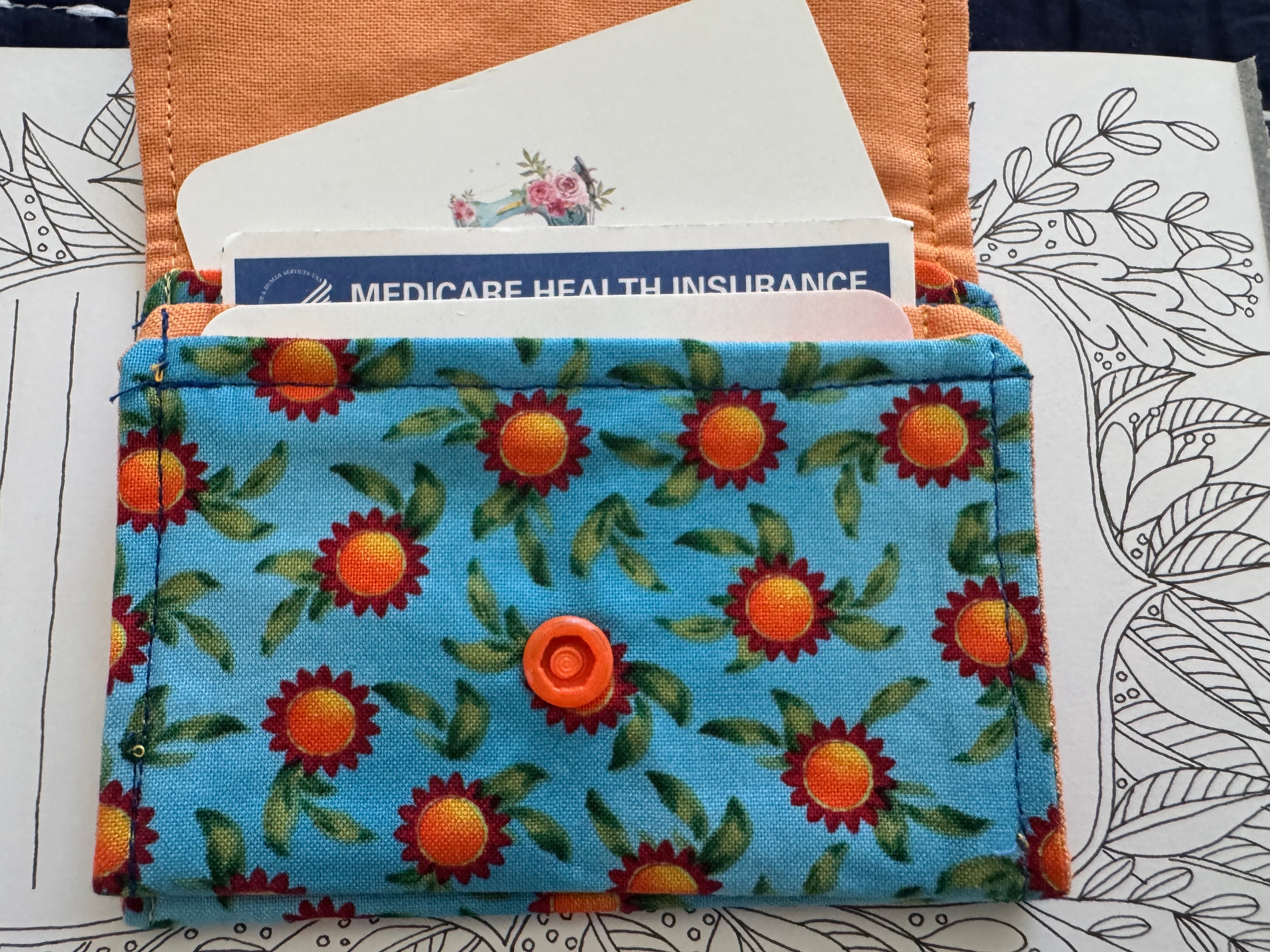 Sunflower Card/ID Holder